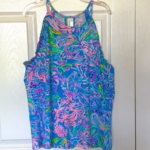Lilly Pulitzer blue coral tank top